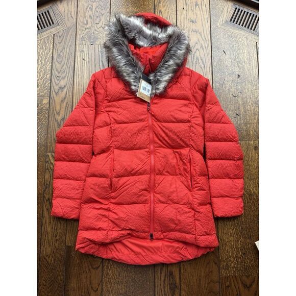 The North Face Womens Dreamer Parkina 600-Down Winter Jacket Fiery Red XXL NWT - Picture 1 of 8